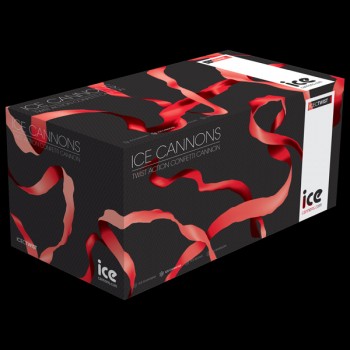 Case of 50 20cm Twist Action Confetti Cannon (Metallic Foil Strips)