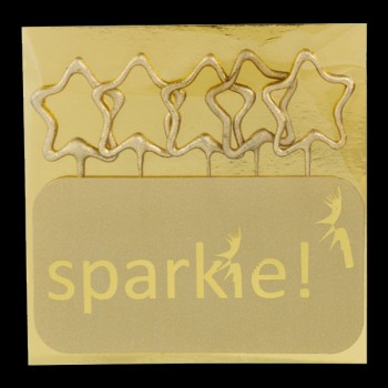 Pack of 5 Star Shaped Sparklers