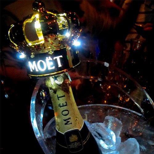 Individual LED Champagne Bottle Crown