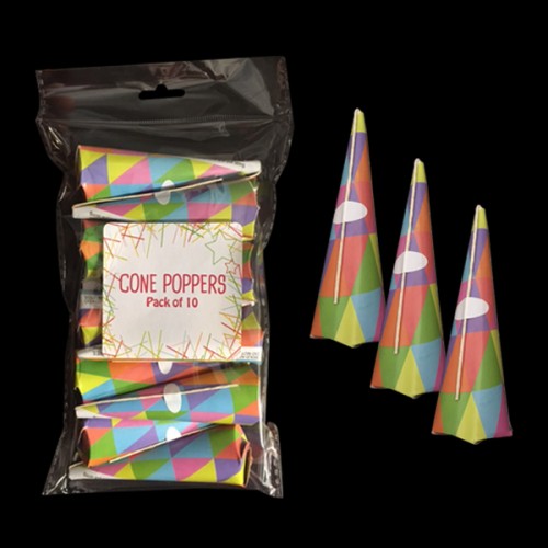 Pack of 20 Party Poppers - Halloween 